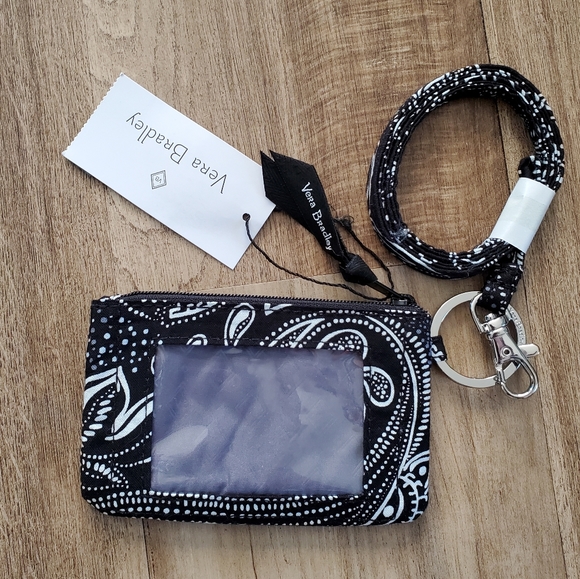 Vera Bradley Handbags - Vera Bradley Zip ID Case & Lanyard Stellar Paisley